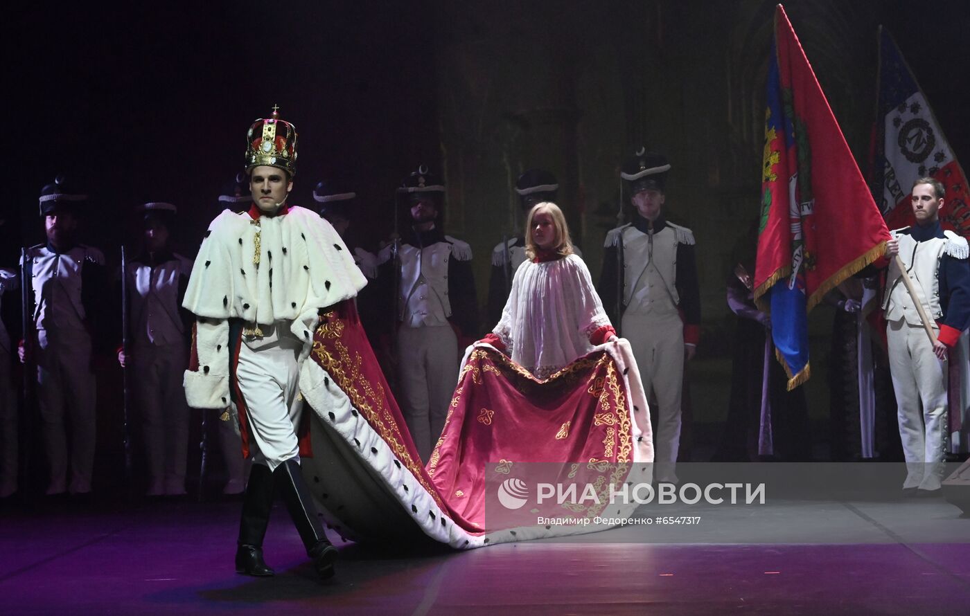 Предпремьерный прогон музыкального спектакля "Le prince Andre. Князь Андрей Болконский"