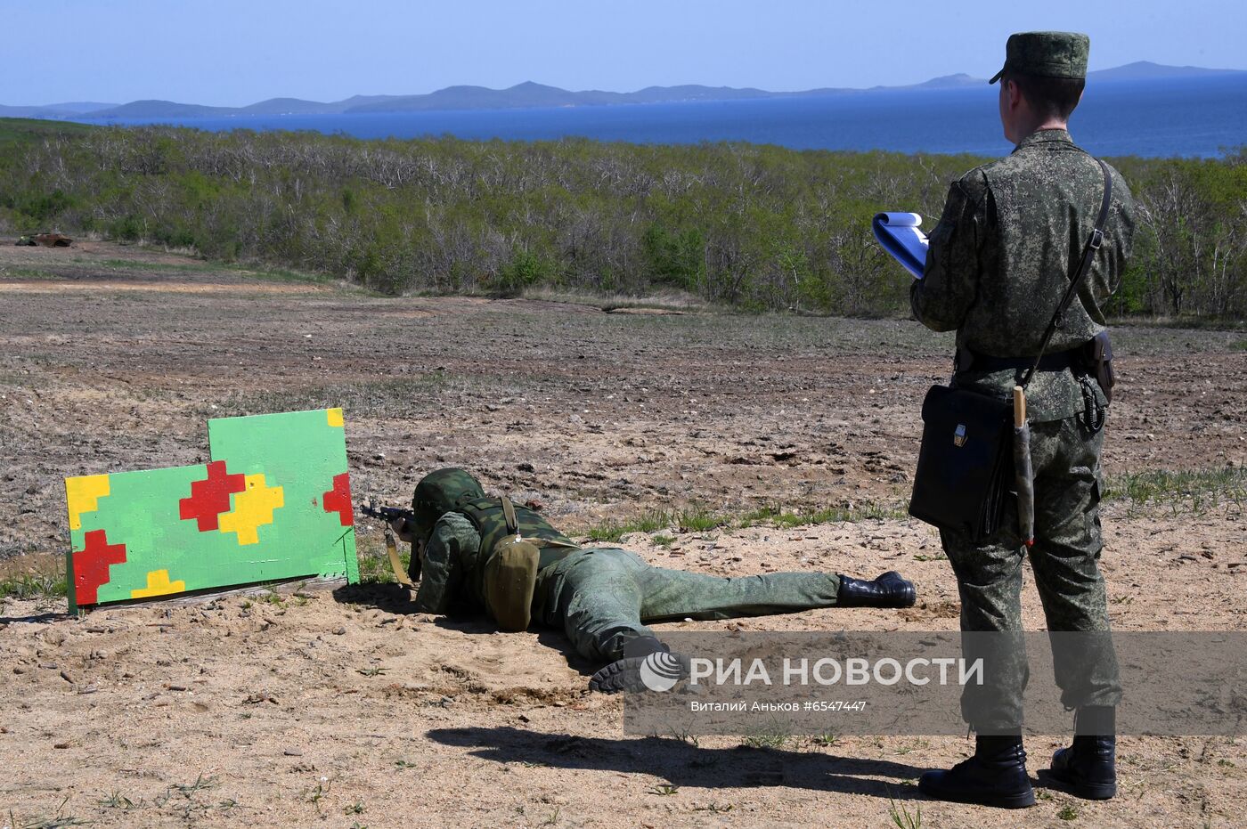 Тренировки в учебном центре Пограничного управления ФСБ России по Приморскому краю