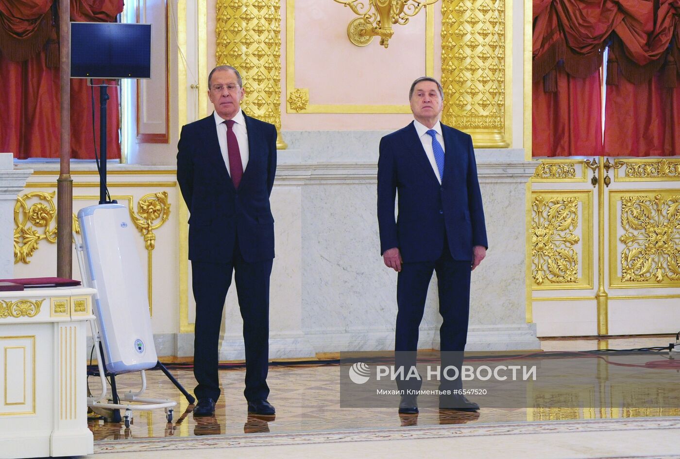 Президент РФ В. Путин принял верительные грамоты у 23 вновь прибывших послов иностранных государств