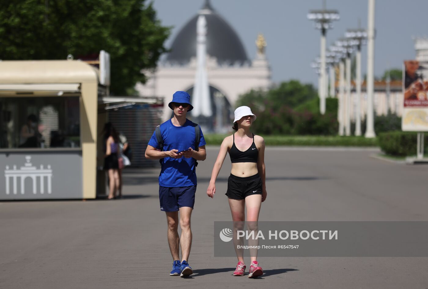 Жара в Москве 