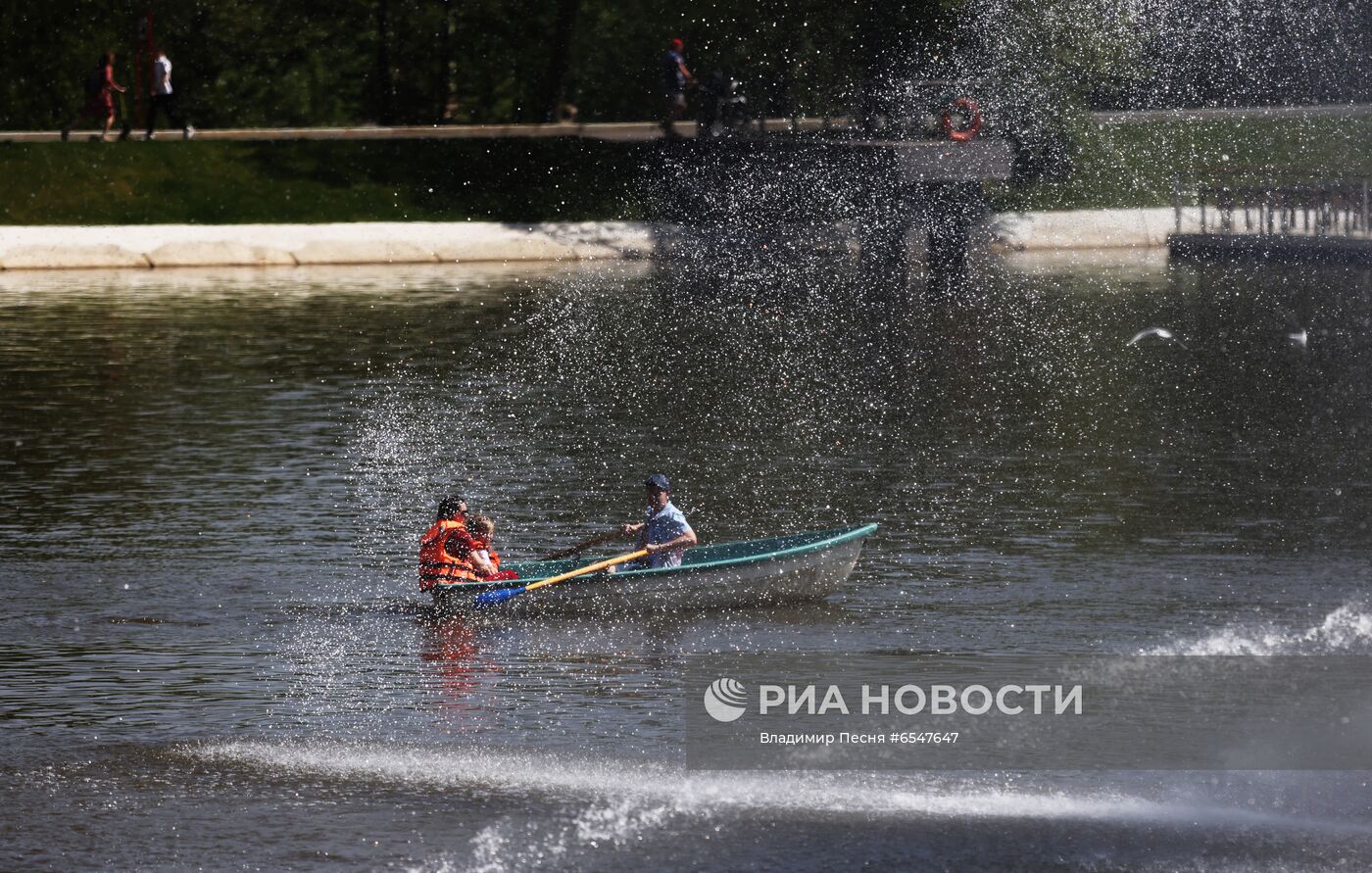 Жара в Москве 