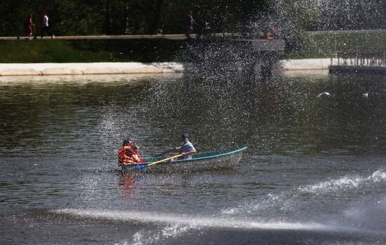 Жара в Москве 