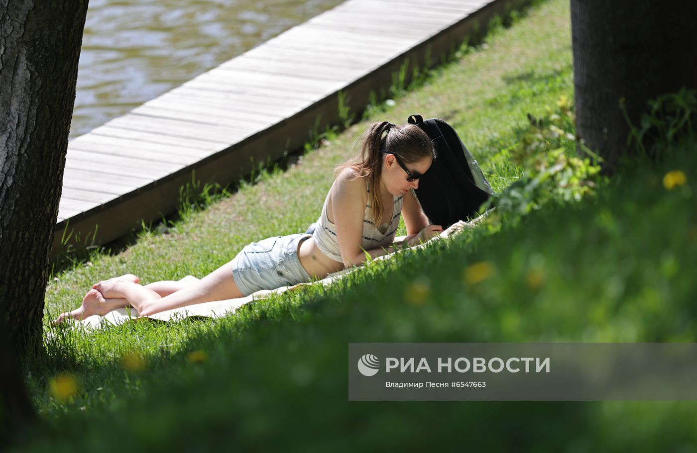 Жара в Москве 