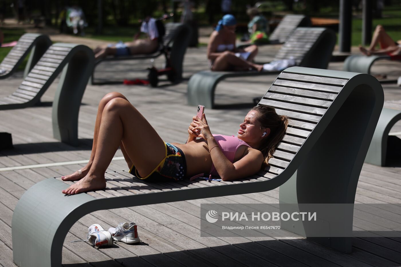 Жара в Москве