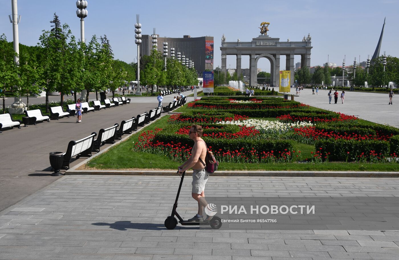 Жара в Москве 