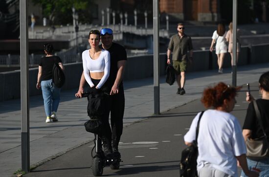 Жара в Москве 