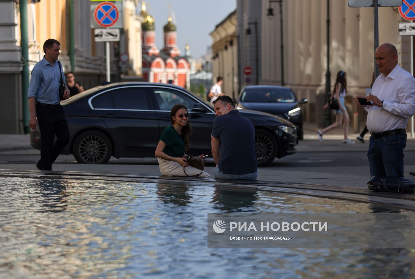 Жара в Москве 