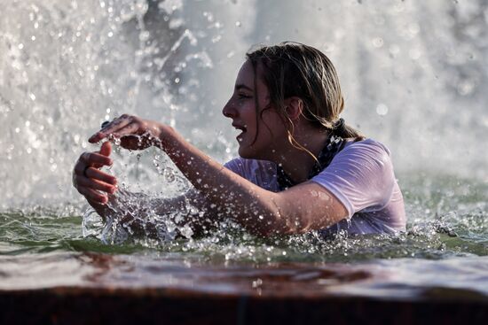 Жара в Москве 