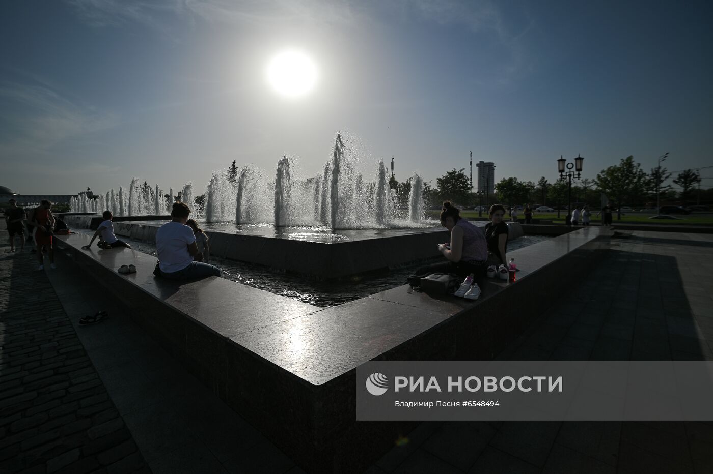 Жара в Москве 