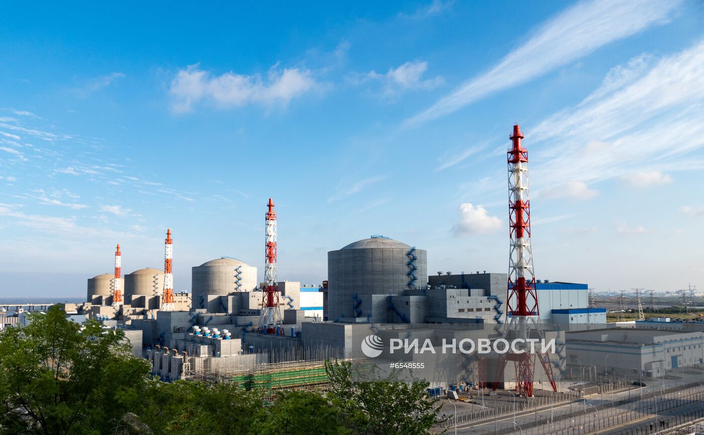 Совместный китайско-российский атомный объект на Тяньванской электростанции
