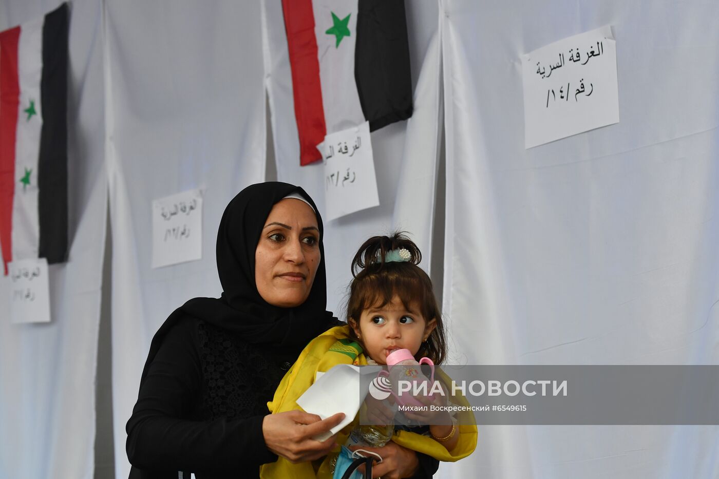 Голосование на выборах президента Сирии в зарубежных посольствах