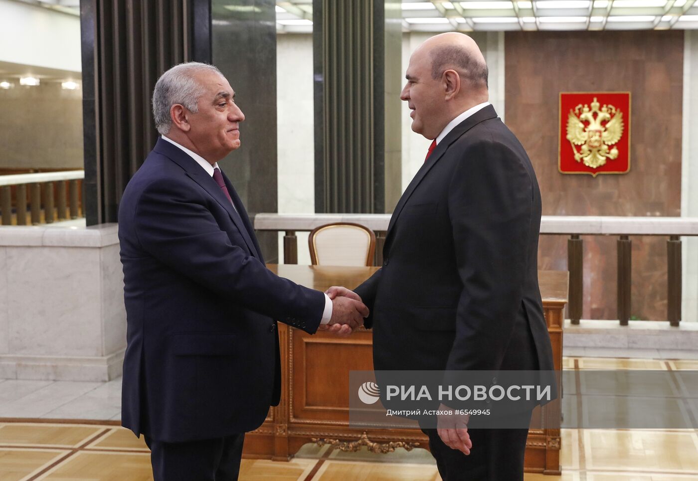 Премьер-министр РФ М. Мишустин встретился с премьер-министром Азербайджана А. Асадовым