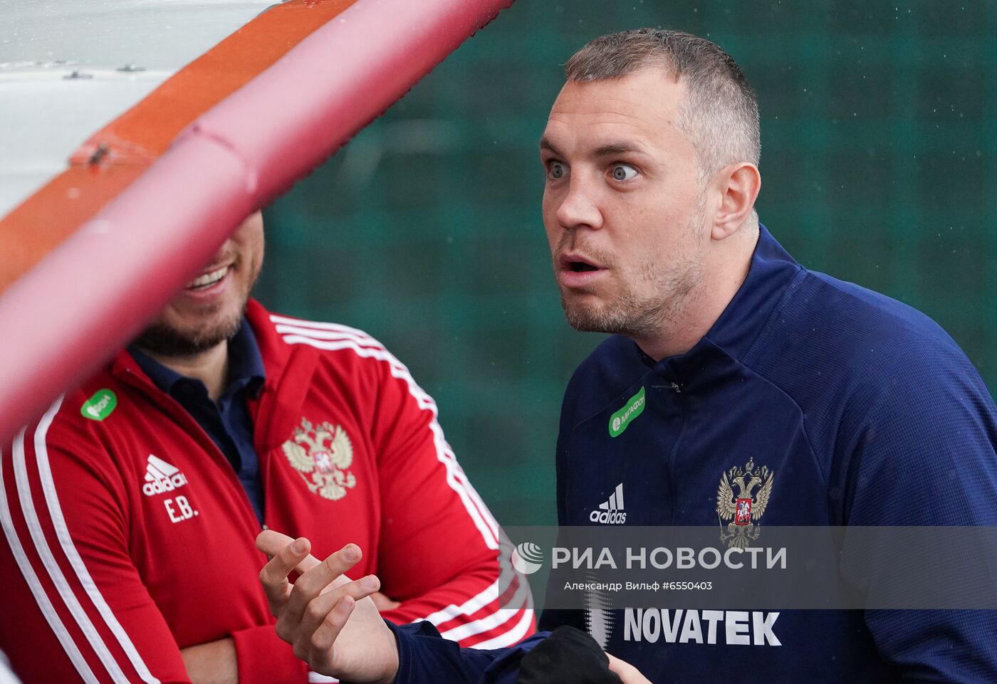 Футбол. Тренировка сборной России