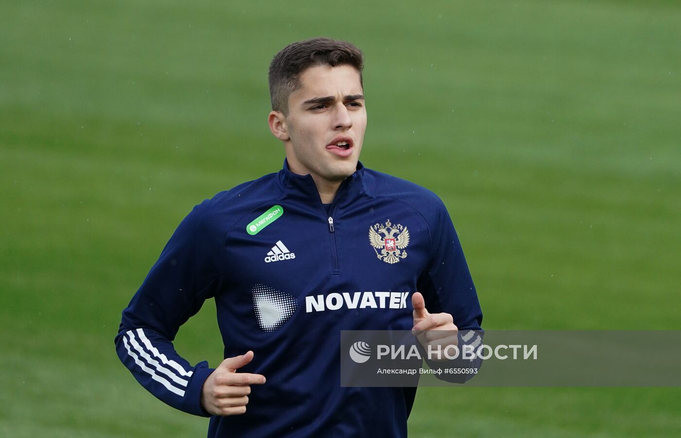 Футбол. Тренировка сборной России