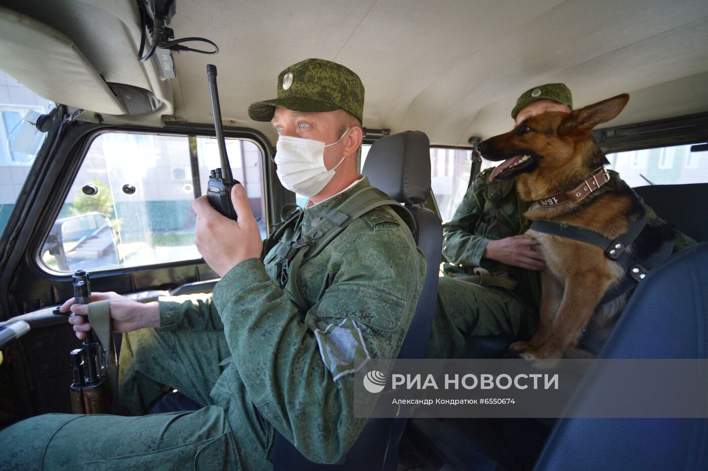 Служба пограничников на российско-казахстанской границе