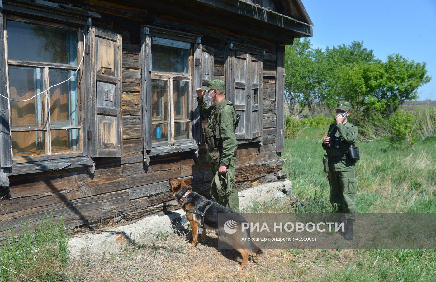 Служба пограничников на российско-казахстанской границе