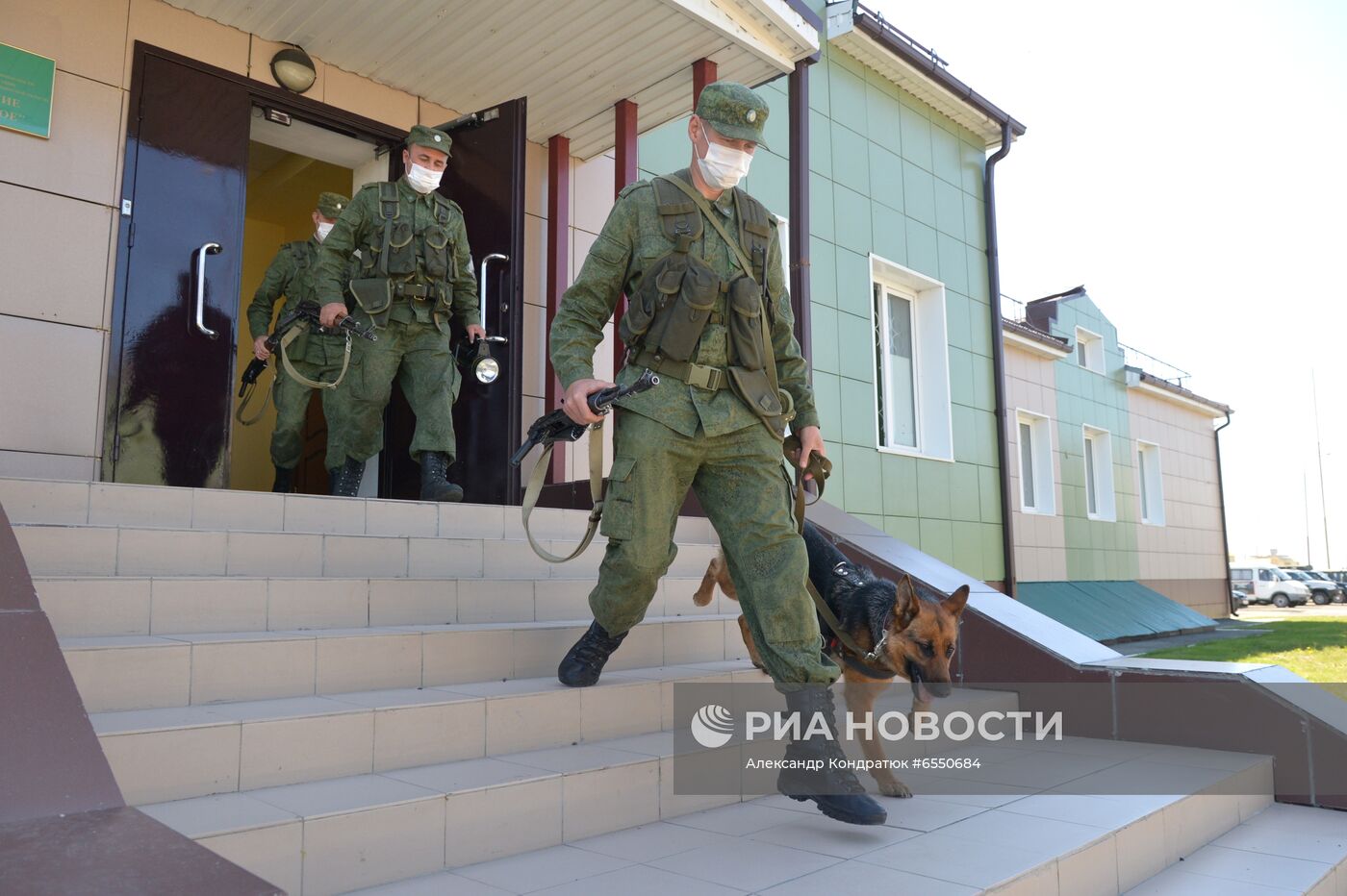 Служба пограничников на российско-казахстанской границе