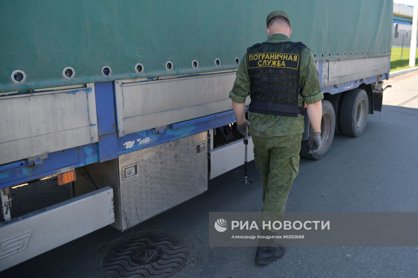 Служба пограничников на российско-казахстанской границе