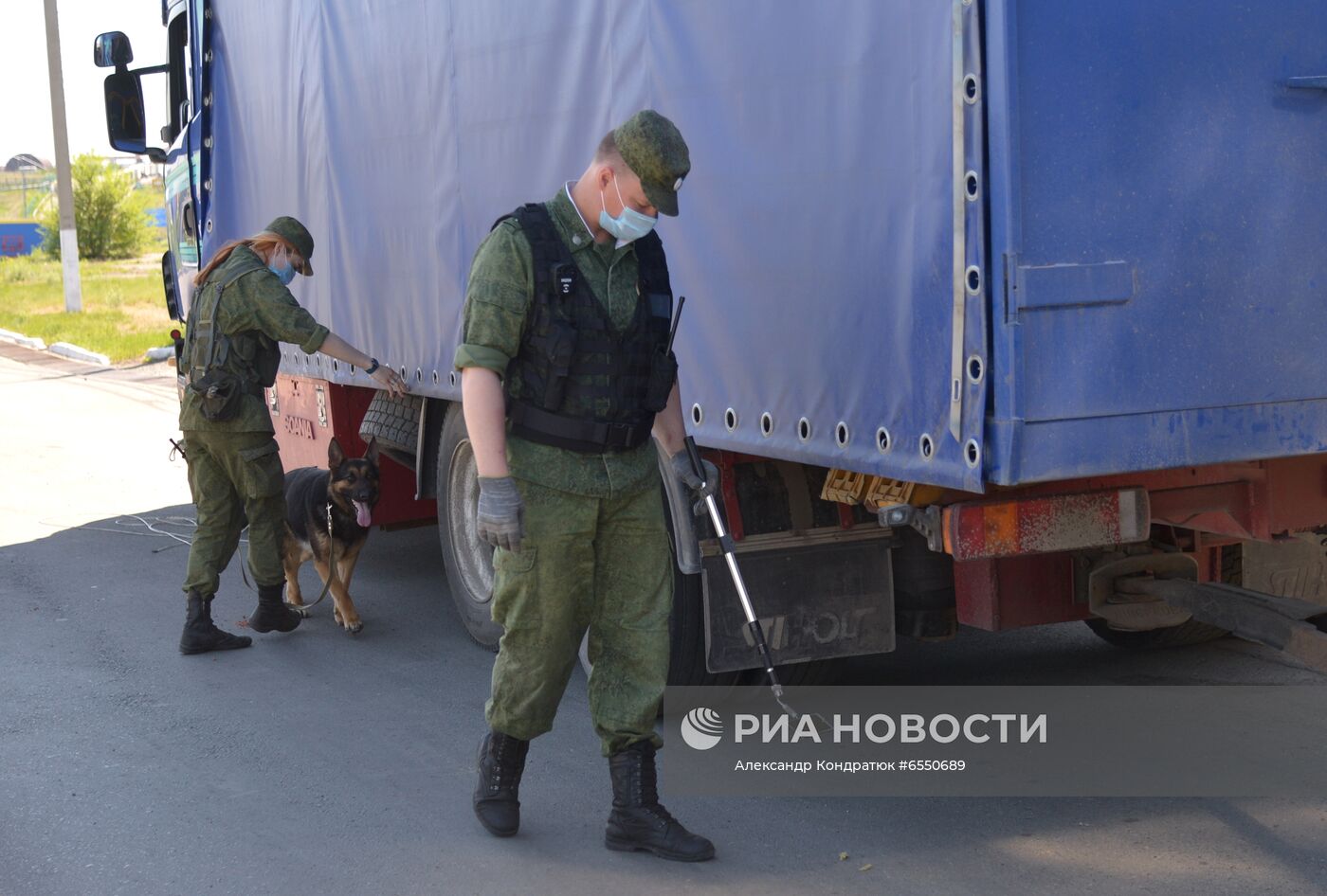 Служба пограничников на российско-казахстанской границе