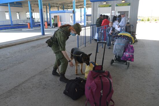 Служба пограничников на российско-казахстанской границе