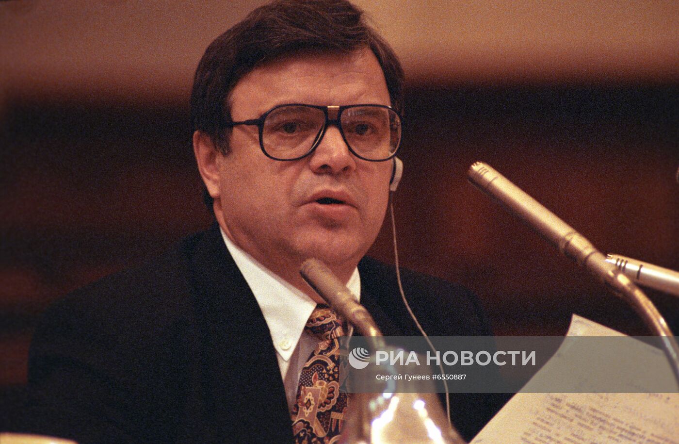 Председатель Верховного Совета РФ Р. Хасбулатов