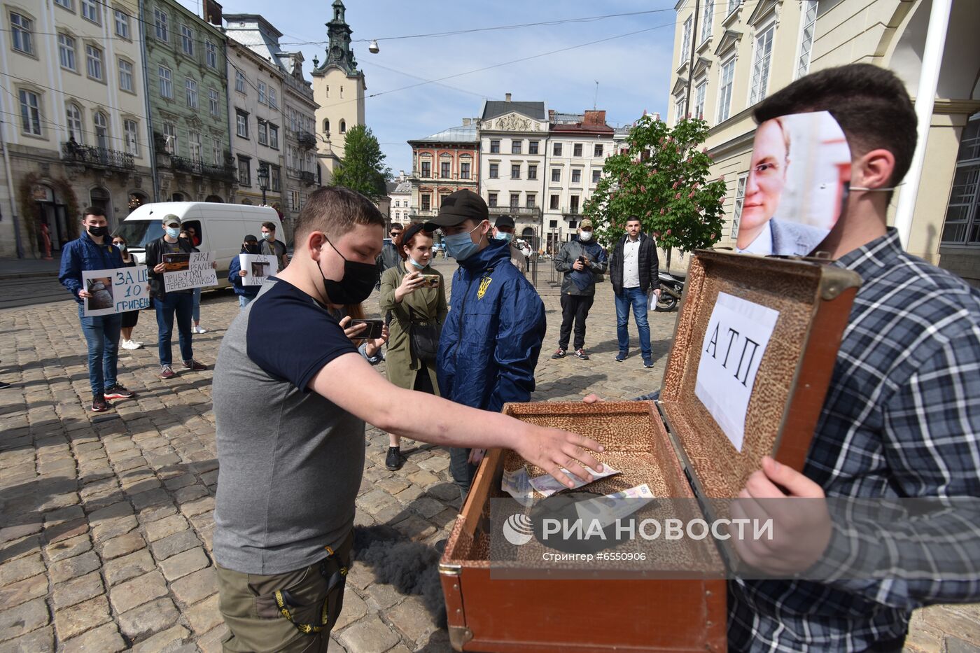 Акция на Украине против повышения тарифов на общественный транспорт