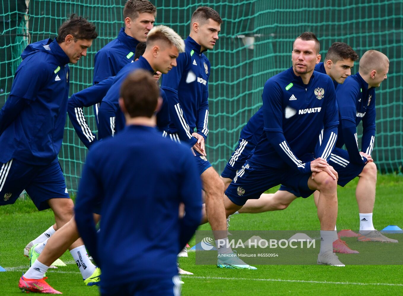 Футбол. Тренировка сборной России