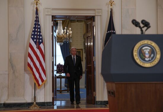 Дж. Байден выступил с заявлением по Ближнему Востоку