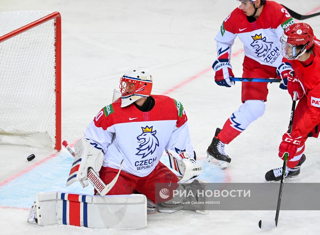 Хоккей. Чемпионат мира. Матч Россия - Чехия