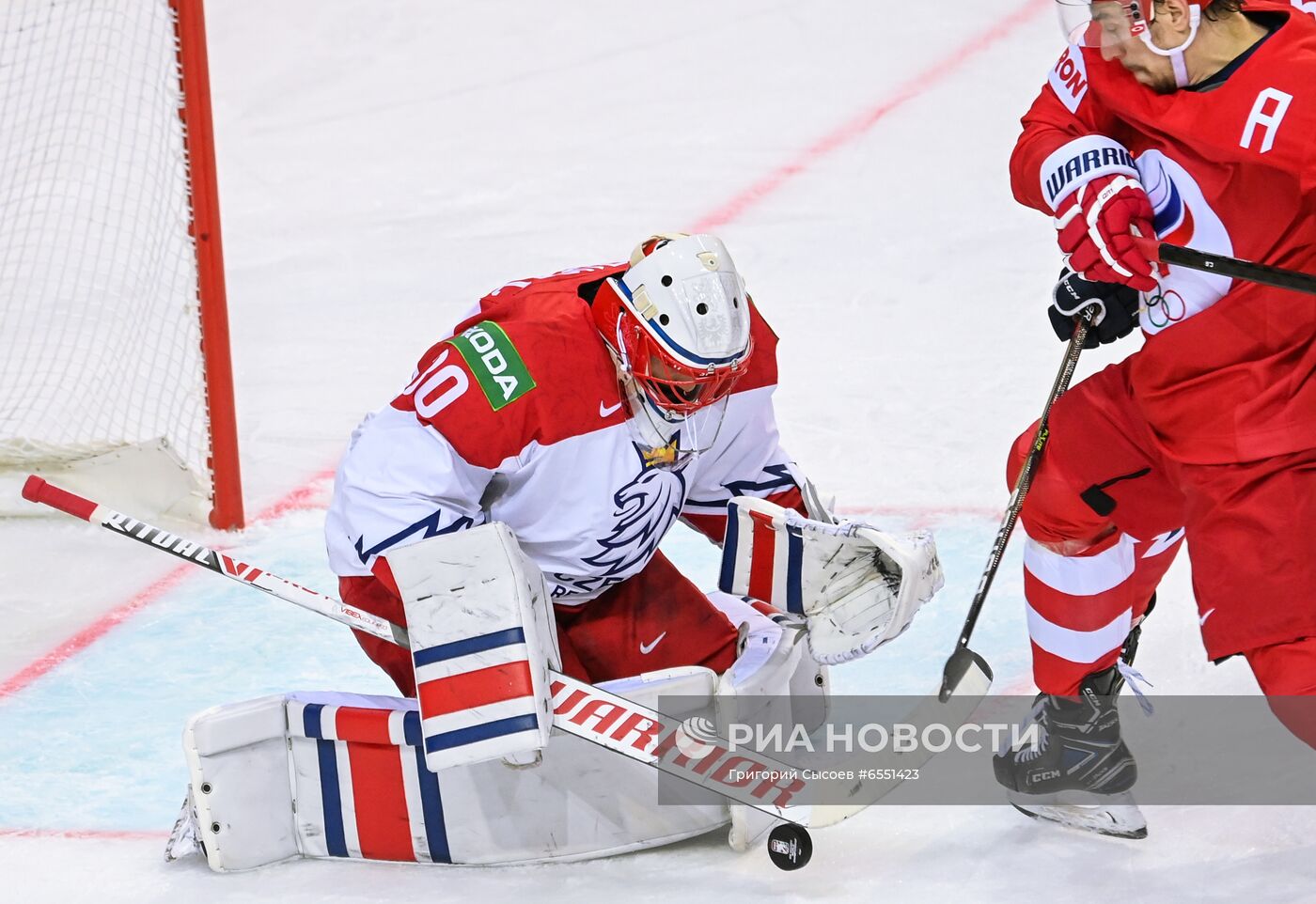 Хоккей. Чемпионат мира. Матч Россия - Чехия