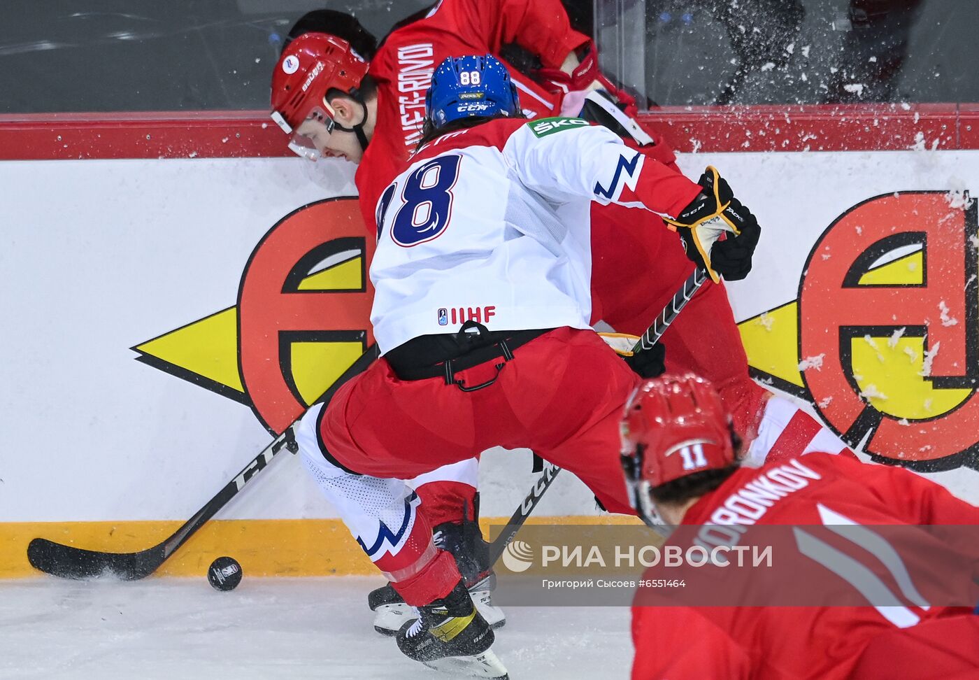 Хоккей. Чемпионат мира. Матч Россия - Чехия