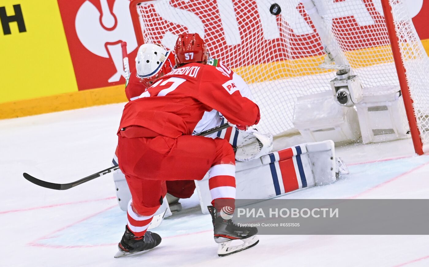 Хоккей. Чемпионат мира. Матч Россия - Чехия