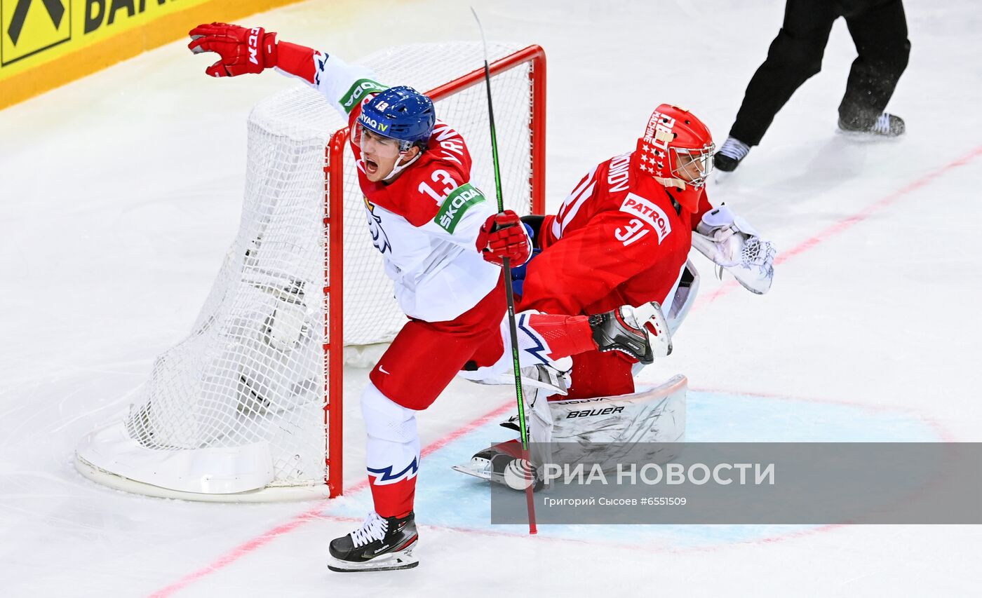 Хоккей. Чемпионат мира. Матч Россия - Чехия