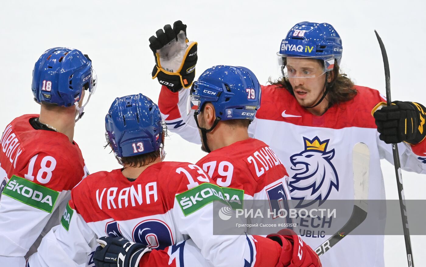 Хоккей. Чемпионат мира. Матч Россия - Чехия