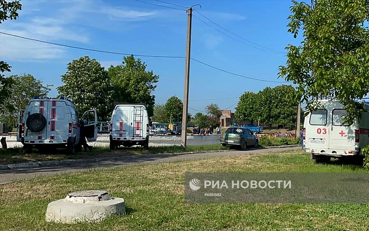 Авария на очистных сооружениях в Ростовской области