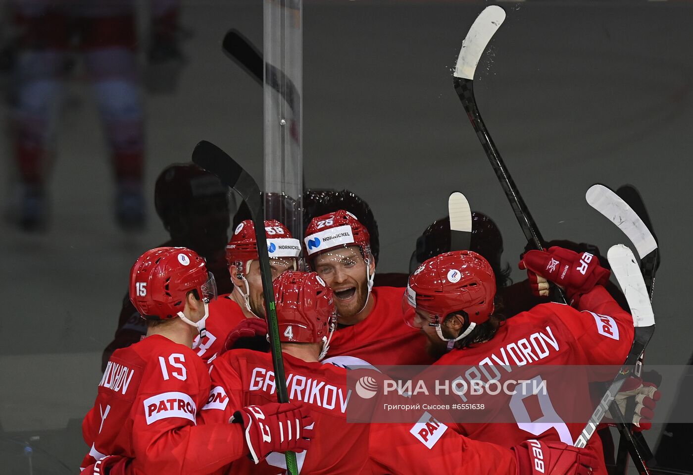 Хоккей. Чемпионат мира. Матч Россия - Чехия