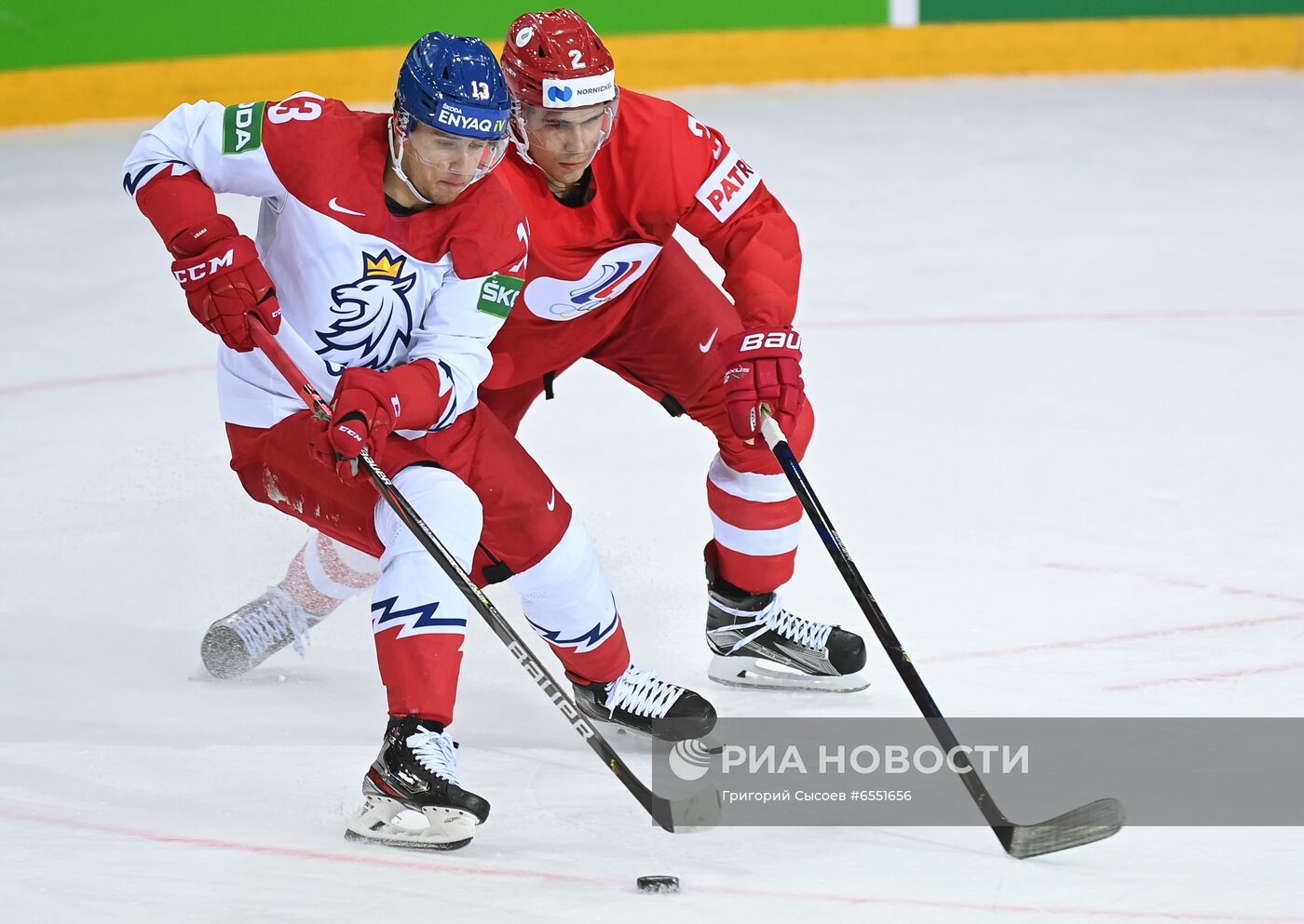 Хоккей. Чемпионат мира. Матч Россия - Чехия