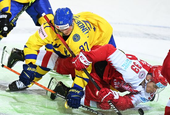 Хоккей. Чемпионат мира. Матч Дания – Швеция