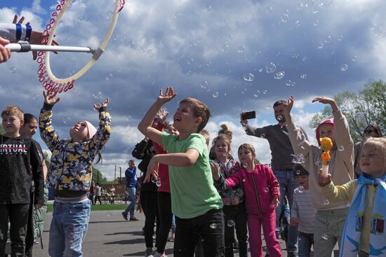 Открытие водного сообщения между "Островом фортов" и Санкт-Петербургом