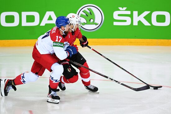 Хоккей. Чемпионат мира. Матч Чехия – Швейцария