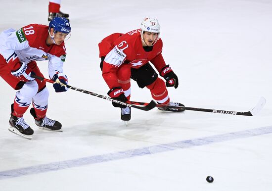 Хоккей. Чемпионат мира. Матч Чехия – Швейцария