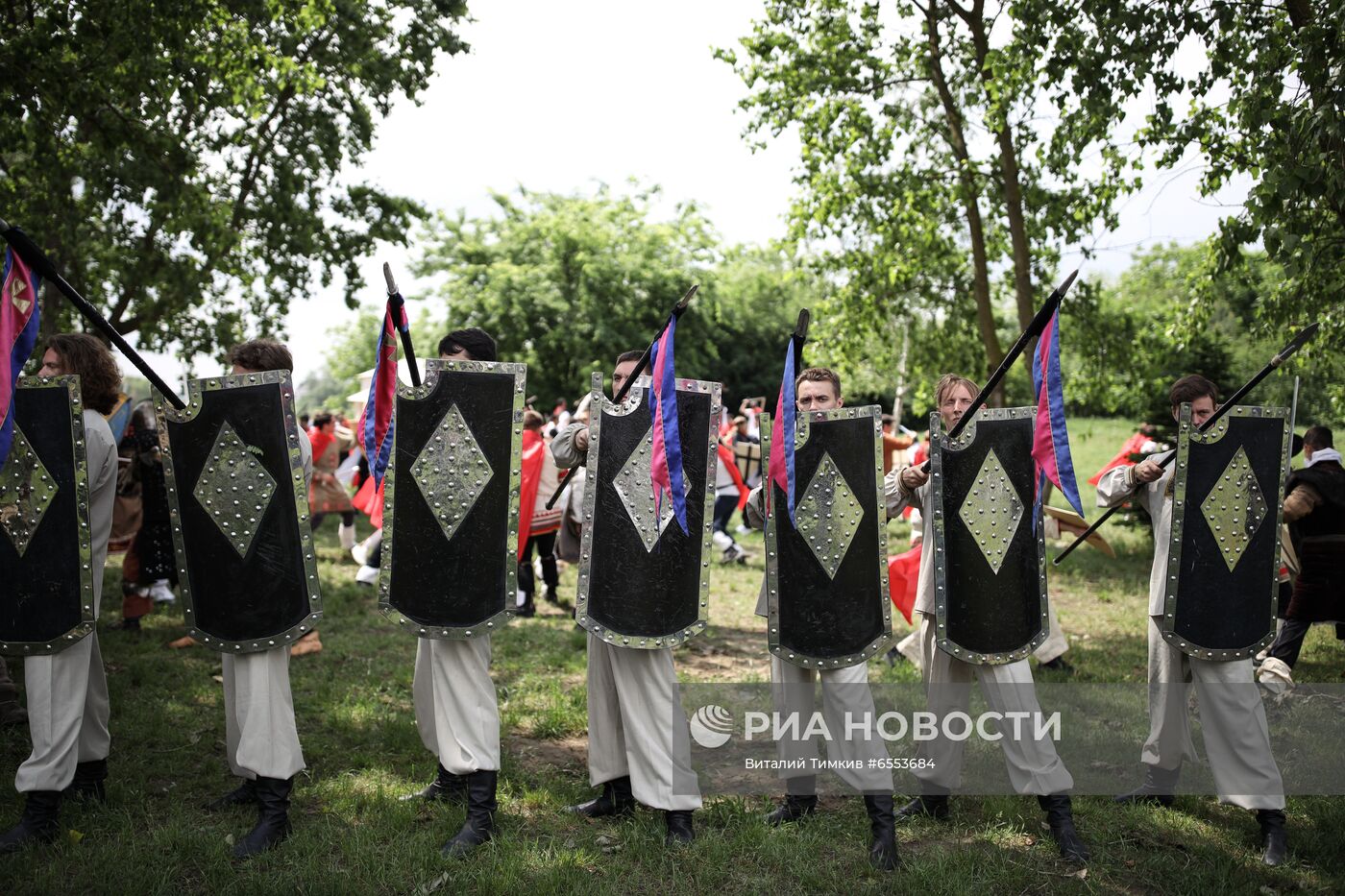 Реконструкция исторических событий Невской битвы