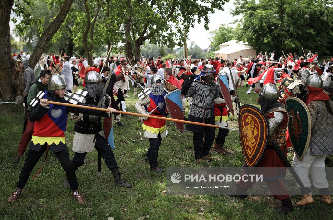 Реконструкция исторических событий Невской битвы