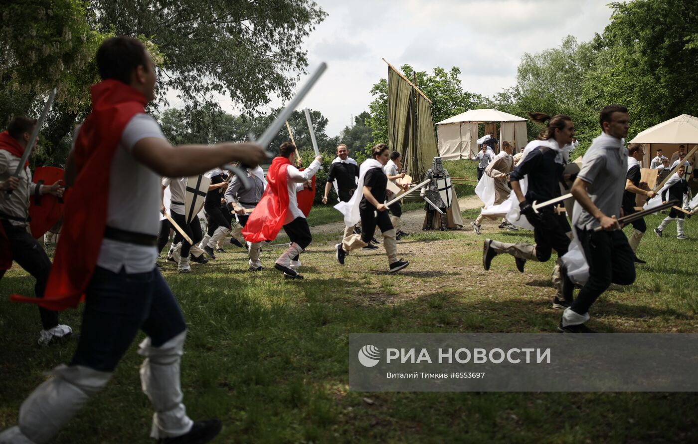 Реконструкция исторических событий Невской битвы