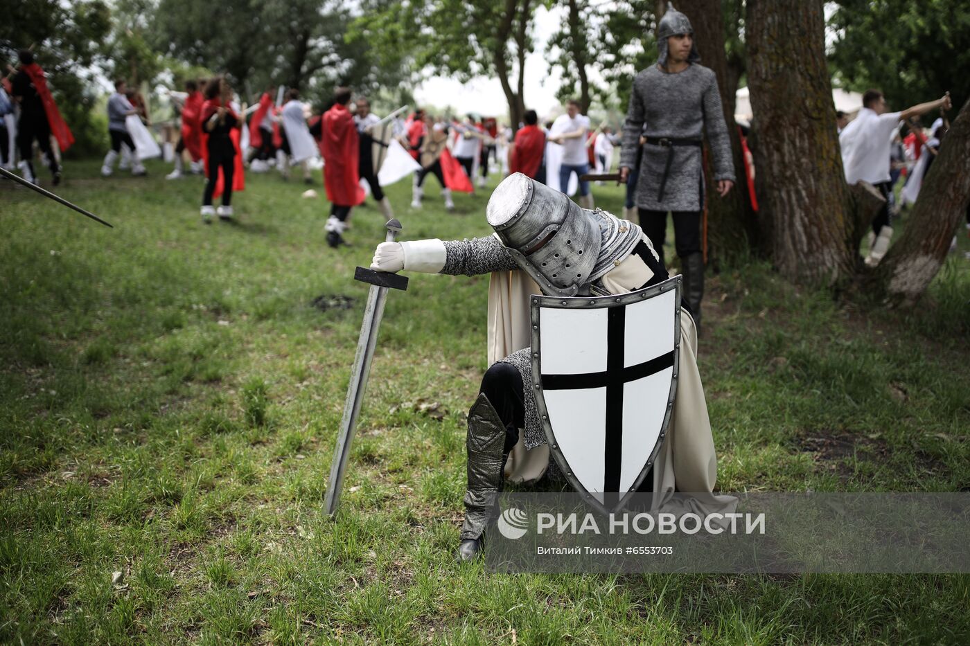 Реконструкция исторических событий Невской битвы