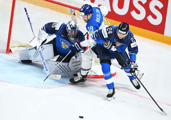Хоккей. Чемпионат мира. Матч Казахстан - Финляндия
