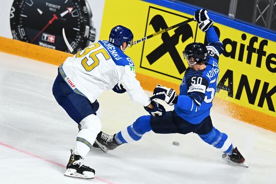 Хоккей. Чемпионат мира. Матч Казахстан - Финляндия