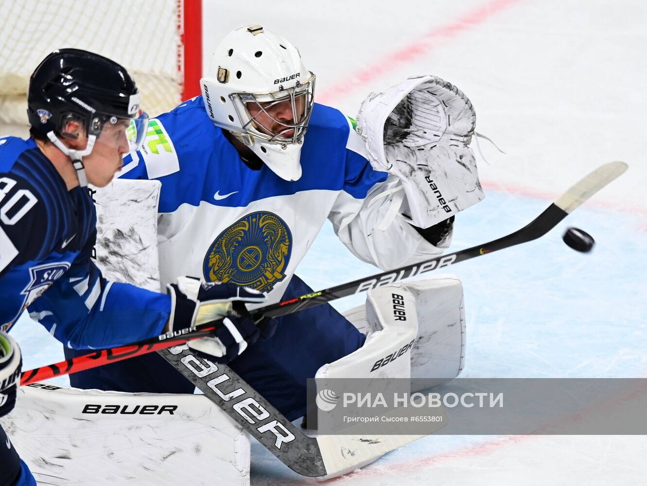 Хоккей. Чемпионат мира. Матч Казахстан - Финляндия