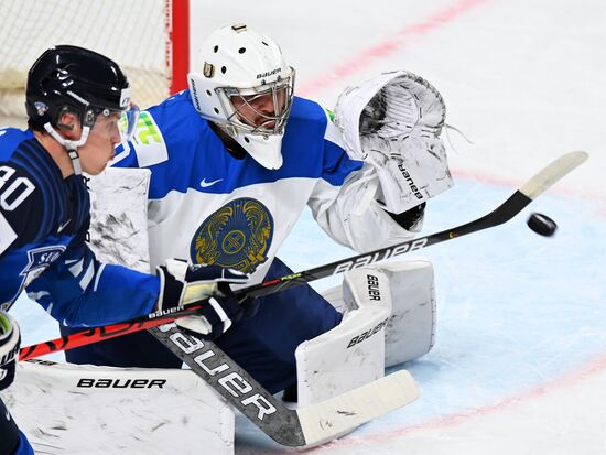 Хоккей. Чемпионат мира. Матч Казахстан - Финляндия