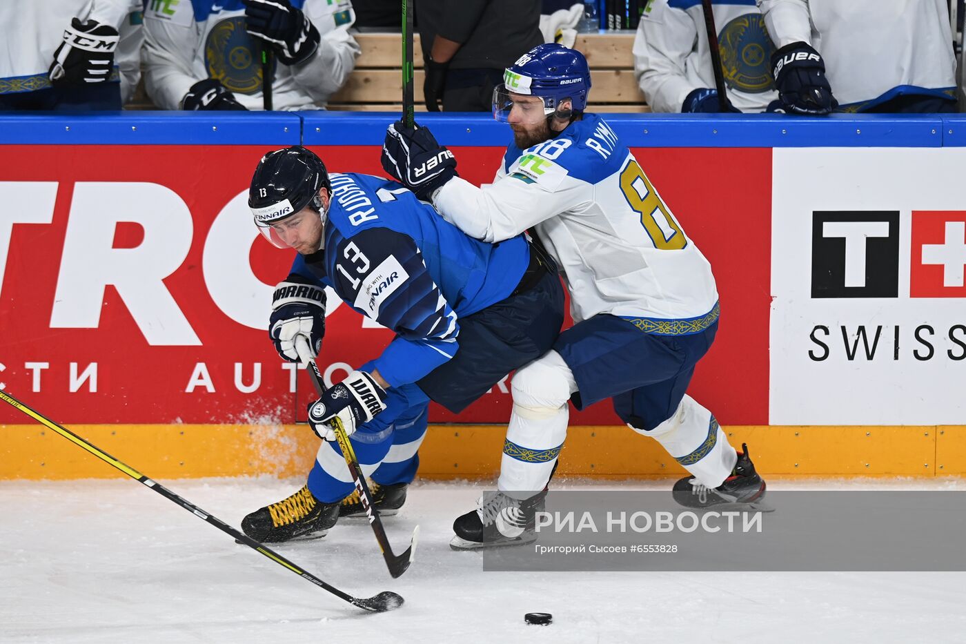 Хоккей. Чемпионат мира. Матч Казахстан - Финляндия
